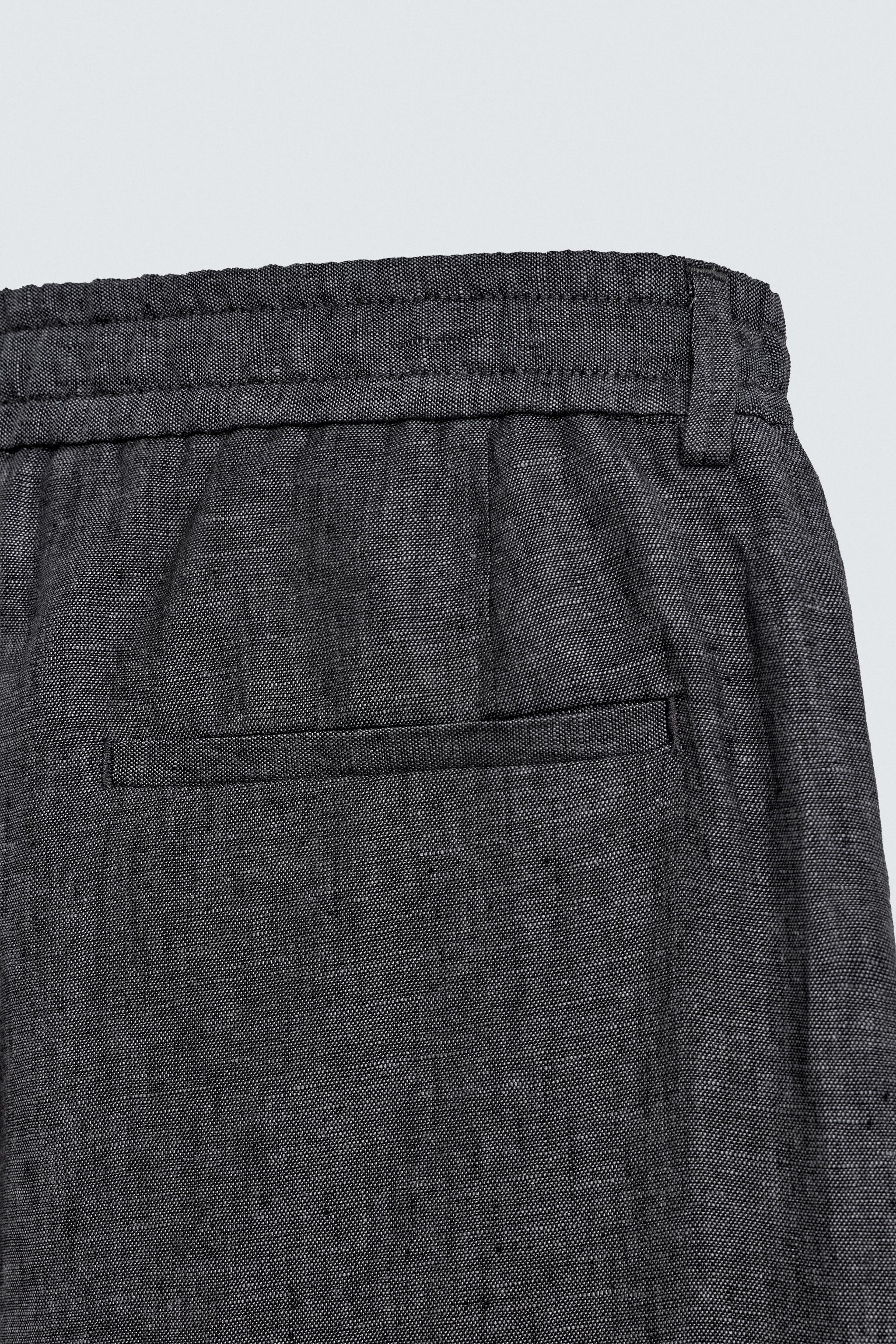 PANTALON DE COSTUME 100 % LIN